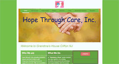 Desktop Screenshot of hopethroughcare.org