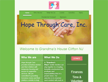 Tablet Screenshot of hopethroughcare.org